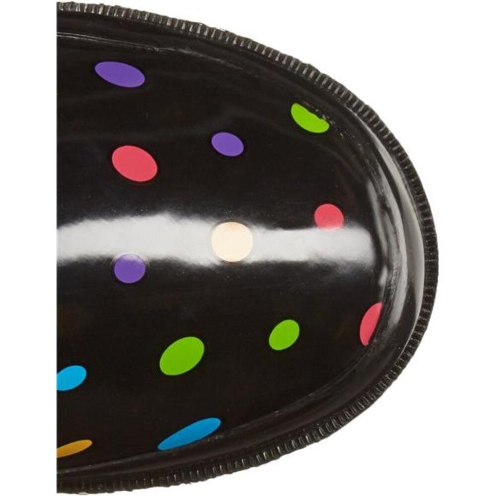 NEW Women's Unique Printed Tall 100% Waterproof Rain Boot Adjustable Strap - Picture 5 of 6